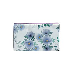 Floral pattern Cosmetic Bag (Small) from ArtsNow.com Back