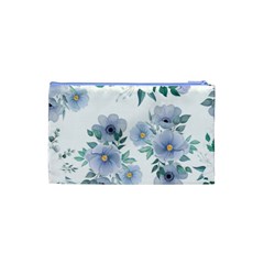 Floral pattern Cosmetic Bag (Small) from ArtsNow.com Back