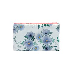 Floral pattern Cosmetic Bag (Small) from ArtsNow.com Back