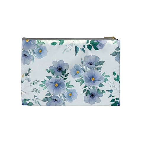 Floral pattern Cosmetic Bag (Medium) from ArtsNow.com Back