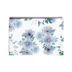 Floral pattern Cosmetic Bag (Large) from ArtsNow.com Back