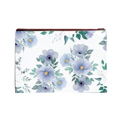 Floral pattern Cosmetic Bag (Large) from ArtsNow.com Back