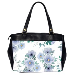 Floral pattern Oversize Office Handbag (2 Sides) from ArtsNow.com Back