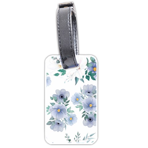 Floral pattern Luggage Tag (one side) from ArtsNow.com Front