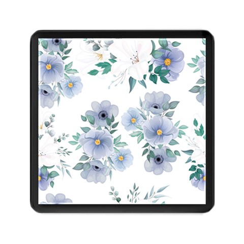 Floral pattern Memory Card Reader (Square) from ArtsNow.com Front