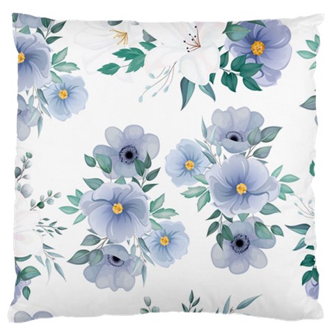 Floral pattern Large Cushion Case (Two Sides) from ArtsNow.com Back