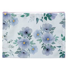 Floral pattern Cosmetic Bag (XXL) from ArtsNow.com Front