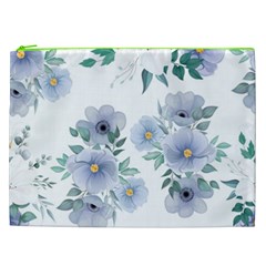 Floral pattern Cosmetic Bag (XXL) from ArtsNow.com Front