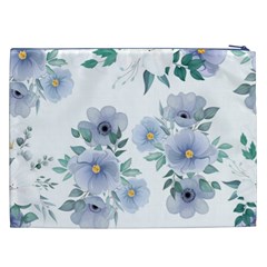 Floral pattern Cosmetic Bag (XXL) from ArtsNow.com Back