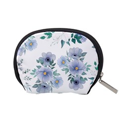 Floral pattern Accessory Pouch (Small) from ArtsNow.com Back