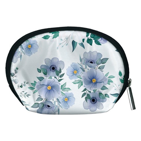 Floral pattern Accessory Pouch (Medium) from ArtsNow.com Back