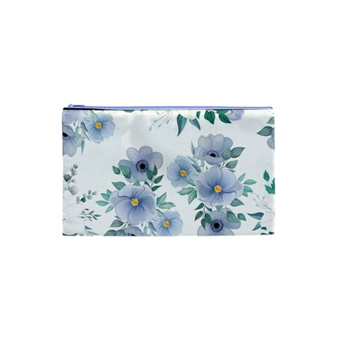 Floral pattern Cosmetic Bag (XS) from ArtsNow.com Front