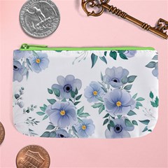 Floral pattern Large Coin Purse from ArtsNow.com Front