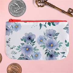 Floral pattern Large Coin Purse from ArtsNow.com Front