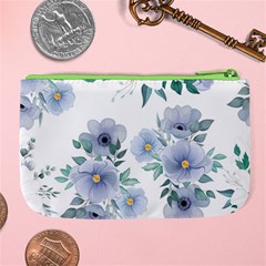 Floral pattern Large Coin Purse from ArtsNow.com Back