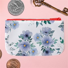 Floral pattern Large Coin Purse from ArtsNow.com Back