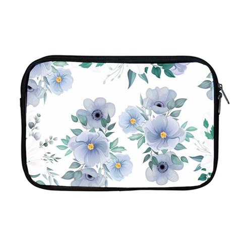 Floral pattern Apple MacBook Pro 17  Zipper Case from ArtsNow.com Front