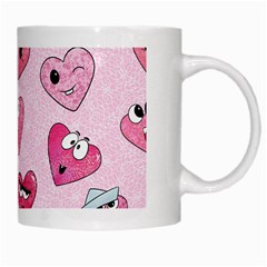 Emoji Heart White Mugs from ArtsNow.com Right