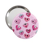 Emoji Heart 2.25  Handbag Mirrors