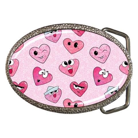 Emoji Heart Belt Buckles from ArtsNow.com Front