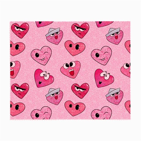 Emoji Heart Small Glasses Cloth from ArtsNow.com Front