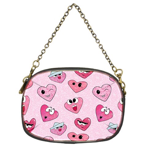 Emoji Heart Chain Purse (Two Sides) from ArtsNow.com Back