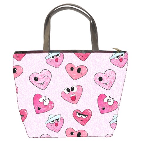 Emoji Heart Bucket Bag from ArtsNow.com Back