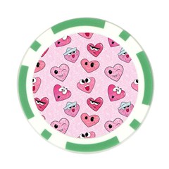 Emoji Heart Poker Chip Card Guard (10 pack) from ArtsNow.com Front