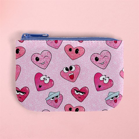 Emoji Heart Mini Coin Purse from ArtsNow.com Front