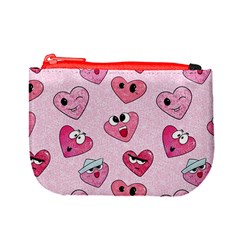 Emoji Heart Mini Coin Purse from ArtsNow.com Front