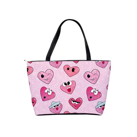 Emoji Heart Classic Shoulder Handbag from ArtsNow.com Back