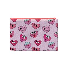 Emoji Heart Cosmetic Bag (Medium) from ArtsNow.com Back