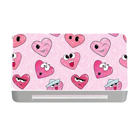 Emoji Heart Memory Card Reader with CF from ArtsNow.com Front