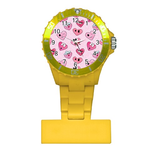 Emoji Heart Plastic Nurses Watch from ArtsNow.com Front