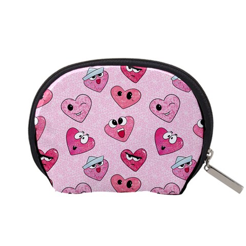 Emoji Heart Accessory Pouch (Small) from ArtsNow.com Back