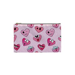 Emoji Heart Cosmetic Bag (XS) from ArtsNow.com Front