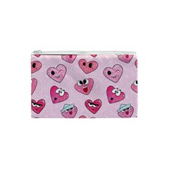 Emoji Heart Cosmetic Bag (XS) from ArtsNow.com Front