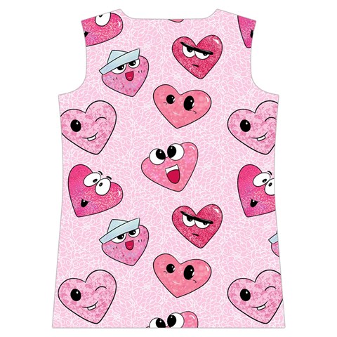 Emoji Heart Women s Basketball Tank Top from ArtsNow.com Back