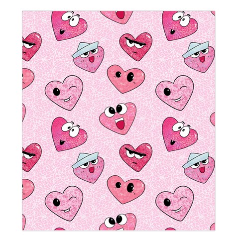 Emoji Heart Duvet Cover Double Side (King Size) from ArtsNow.com Back