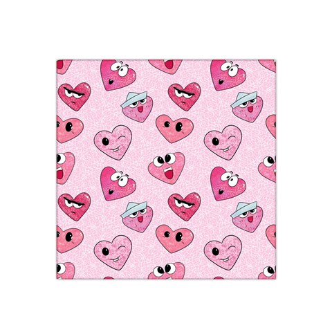 Emoji Heart Satin Bandana Scarf from ArtsNow.com Front