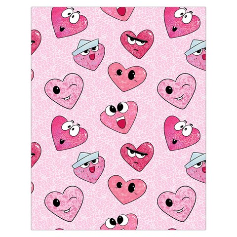 Emoji Heart Toiletries Pouch from ArtsNow.com Back