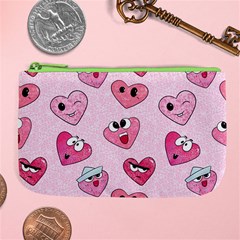 Emoji Heart Large Coin Purse from ArtsNow.com Front