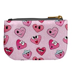 Emoji Heart Large Coin Purse from ArtsNow.com Back