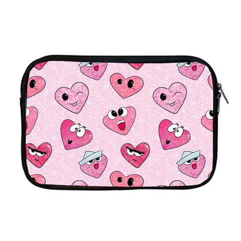 Emoji Heart Apple MacBook Pro 17  Zipper Case from ArtsNow.com Front