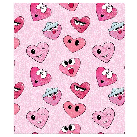 Emoji Heart Waist Pouch (Large) from ArtsNow.com Back Strap