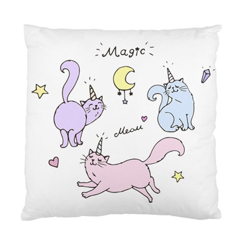 Cute unicorn cats Standard Cushion Case (Two Sides) from ArtsNow.com Back