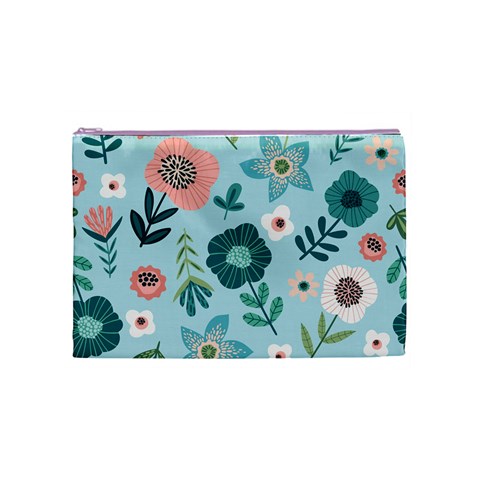 Flower Cosmetic Bag (Medium) from ArtsNow.com Front