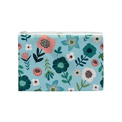 Flower Cosmetic Bag (Medium) from ArtsNow.com Front