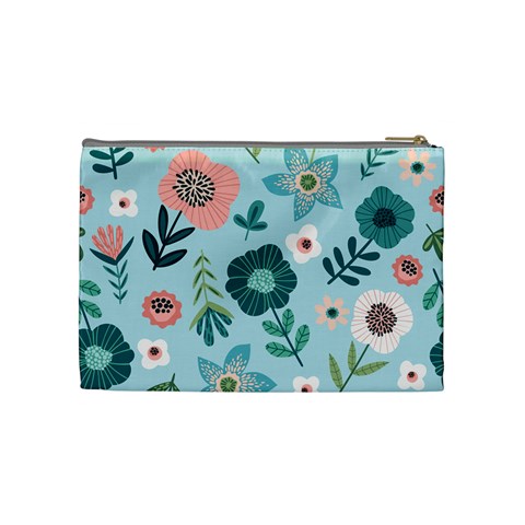 Flower Cosmetic Bag (Medium) from ArtsNow.com Back