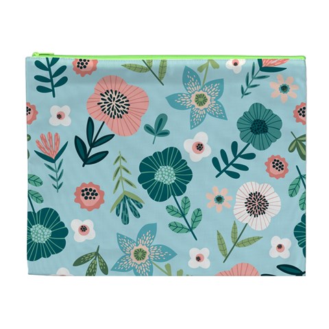 Flower Cosmetic Bag (XL) from ArtsNow.com Front